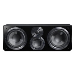 SVS - Ultra Dual 6-1/2" Passive 3-Way Center-Channel Speaker - Piano Gloss Black - Front_Zoom