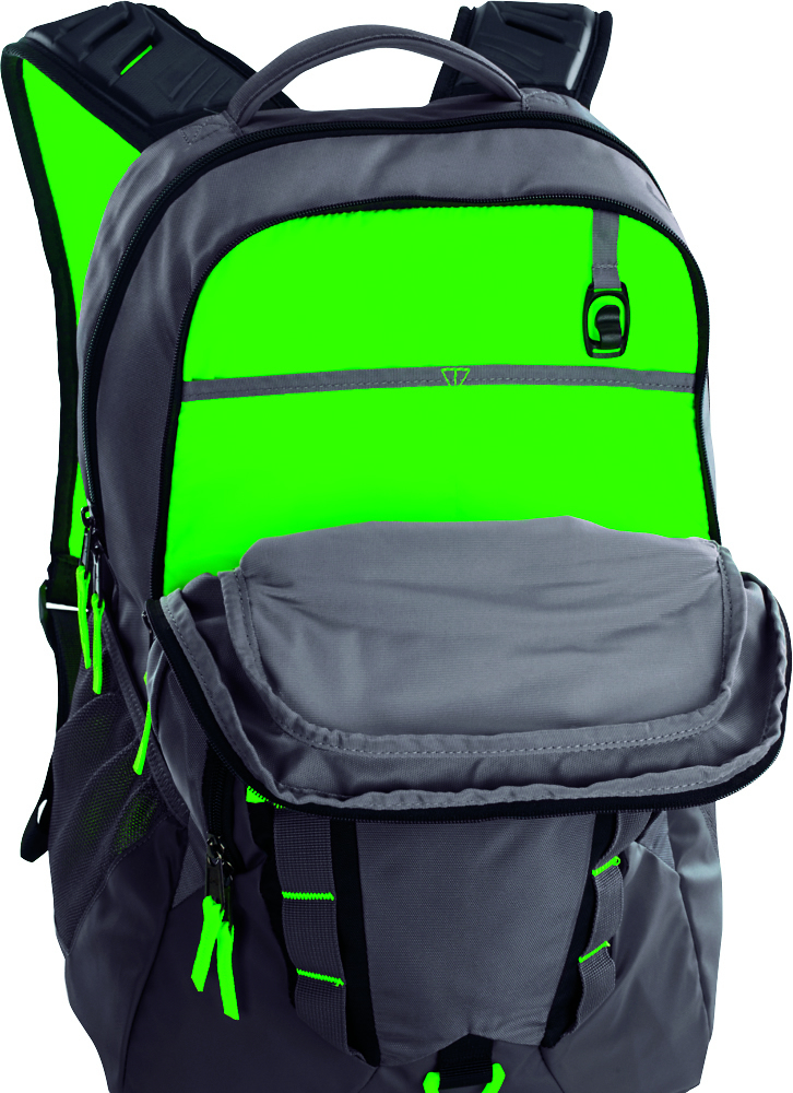 Under Armour Storm 1 Backpack Dark Gray/Black/Neon Green