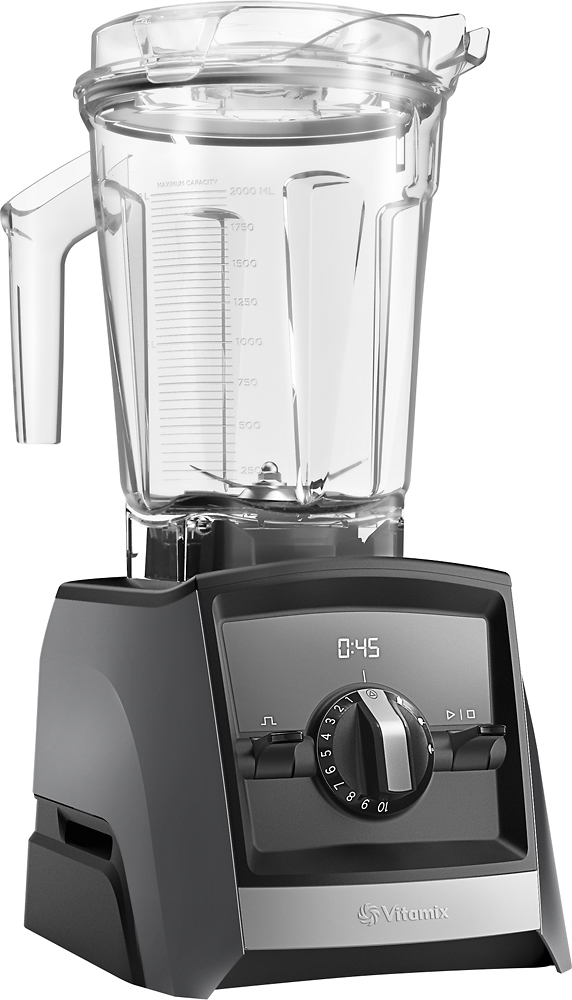 Angle View: Vitamix - Ascent Series A2500 Blender - Slate