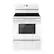 Front. Amana - Self-Cleaning Freestanding Electric Range - White.