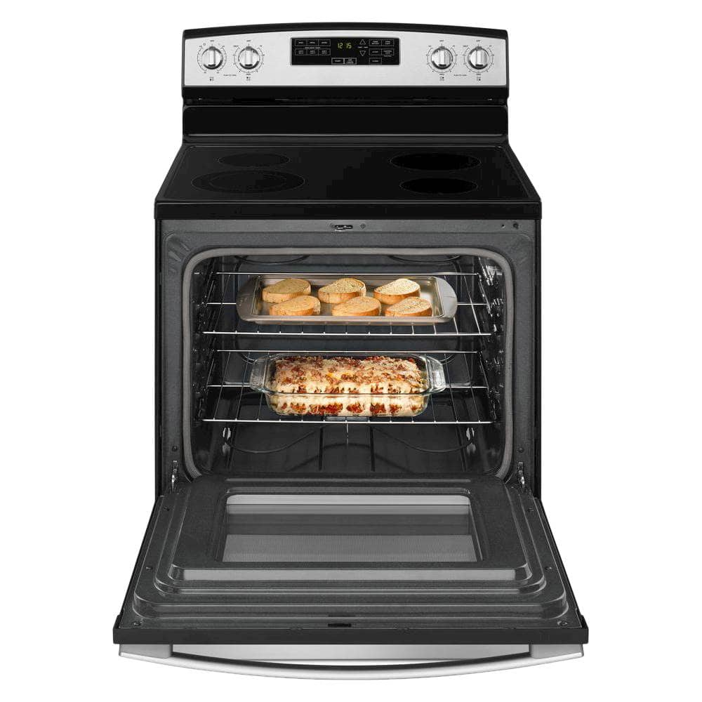 Best Buy: Amana Self-Cleaning Freestanding Electric Range Stainless ...