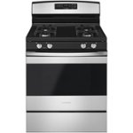 Front Zoom. Amana - 5.0 Cu. Ft. Self-Cleaning Freestanding Gas Range - Stainless Steel.