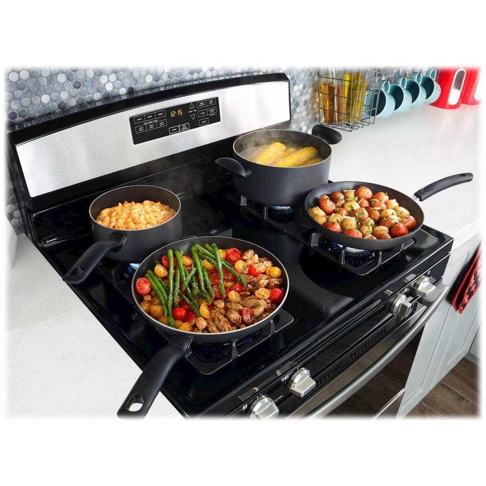 Alt View Zoom 15. Amana - 5.0 Cu. Ft. Self-Cleaning Freestanding Gas Range - Stainless Steel.