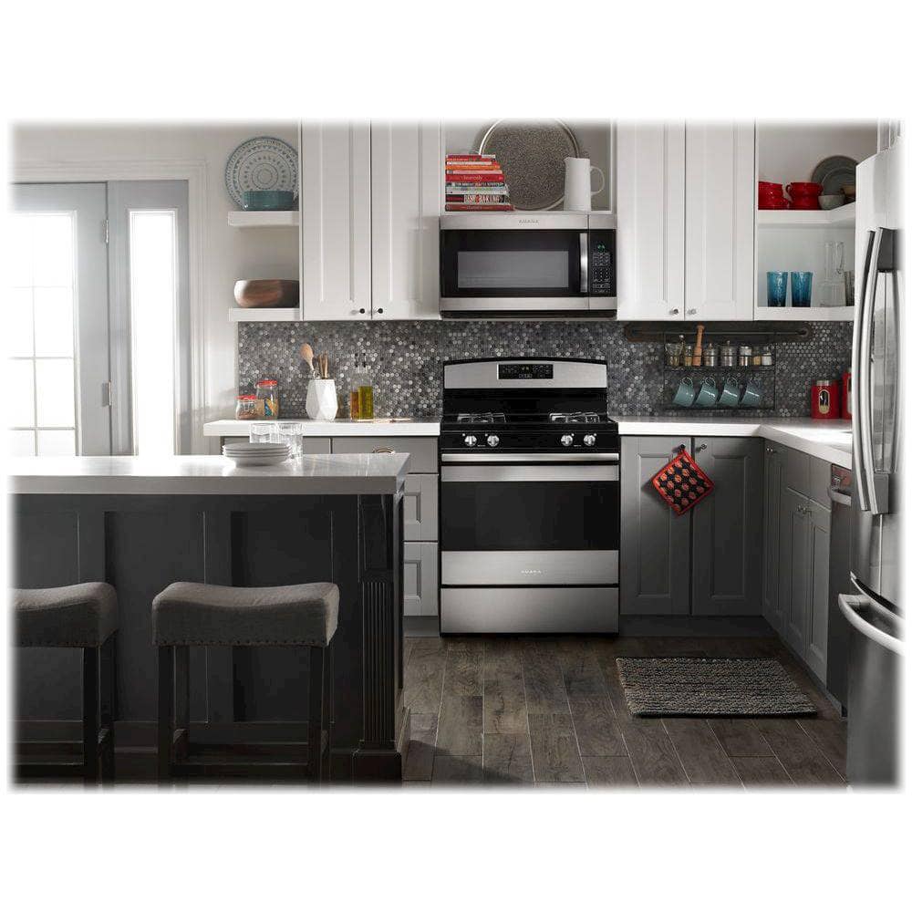 Alt View Zoom 22. Amana - 5.0 Cu. Ft. Self-Cleaning Freestanding Gas Range - Stainless Steel.