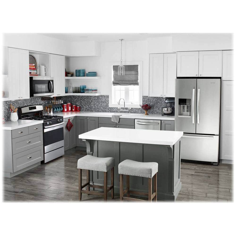 Alt View Zoom 24. Amana - 5.0 Cu. Ft. Self-Cleaning Freestanding Gas Range - Stainless Steel.