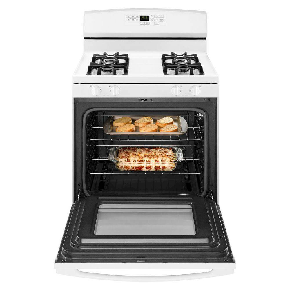 Amana 5.0 Cu. Ft. SelfCleaning Freestanding Gas Range White AGR6603SFW