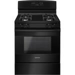 Amana - 5.0 Cu. Ft. Self-Cleaning Freestanding Gas Range - Black - Front_Standard