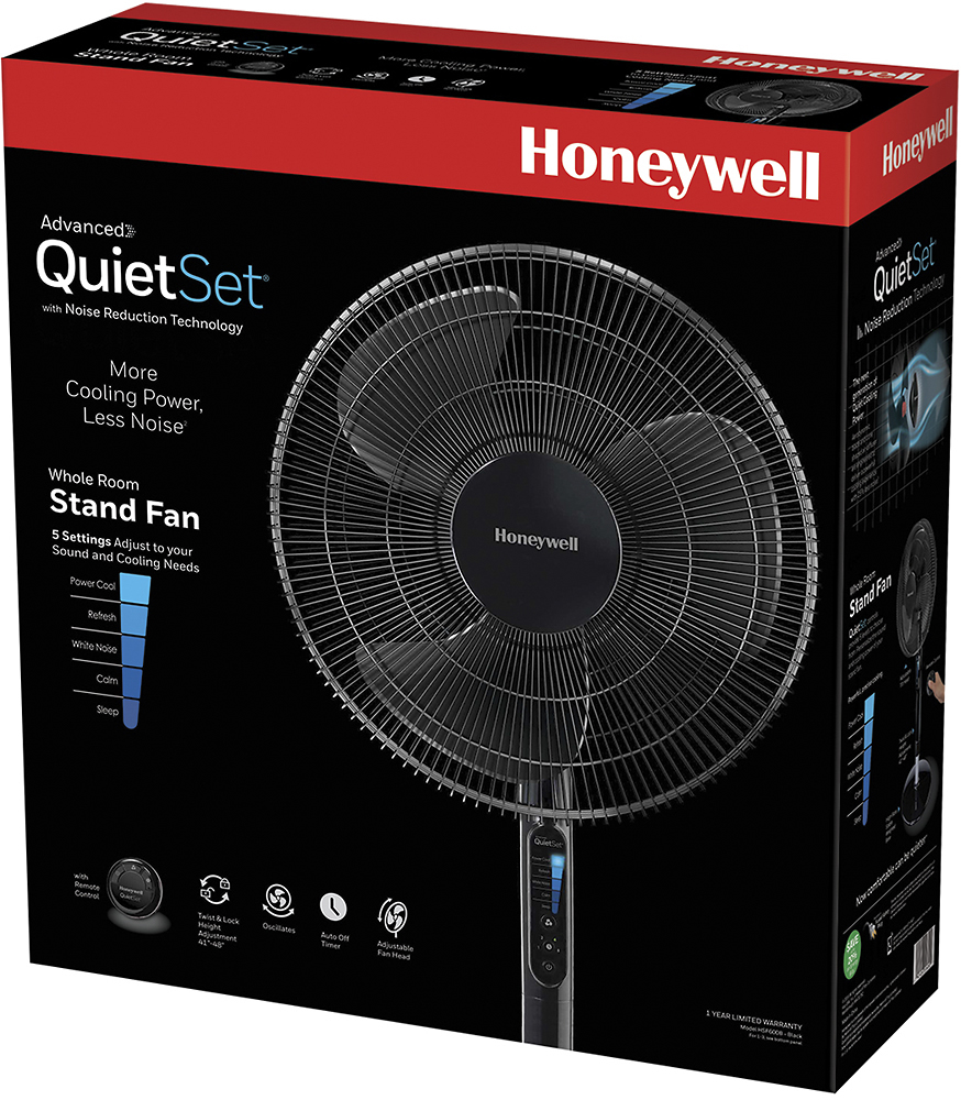 Ventilator Honeywell HSF600BE4 QuietSet schwarz