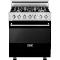Viking - 4.0 Cu. Ft. Self-Cleaning Freestanding Gas Convection Range - Black - Front_Zoom
