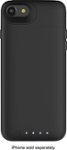 Front. mophie - Juice Pack External Battery Case with Wireless Charging for Apple® iPhone® 7, 8 and SE (2nd generation) - Black.