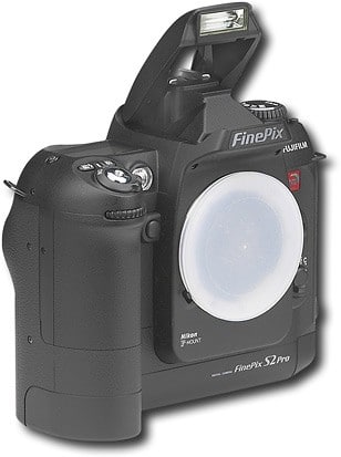 Angle Standard. Fuji - FinePix 6.17MP Super CCD Digital Camera - Black.