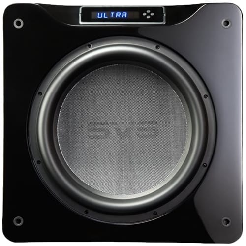 Front. SVS - 16" 1500W Powered Subwoofer - Gloss Piano Black.