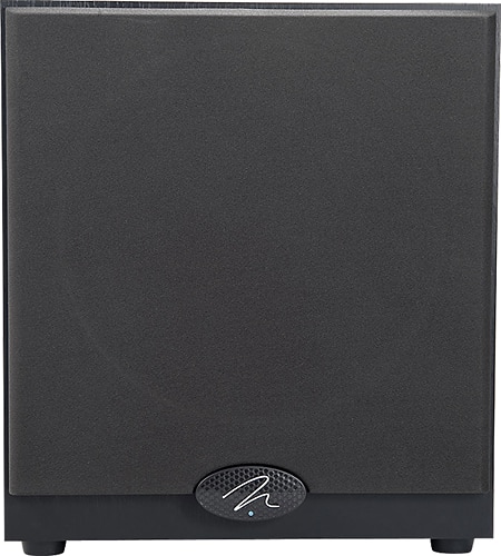 MartinLogan - Refurbished DYNAMO 10" 120W Powered Subwoofer - Black ash - Larger Front