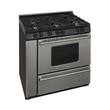 Premier - Freestanding Gas Range - Stainless steel - Angle