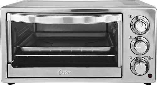Oster 6 Slice Toaster Oven Stainless Steel Silver Tssttvf816
