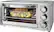Left. Oster - 6-Slice Toaster Oven - Stainless-Steel/Silver.