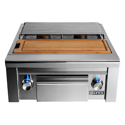 Alt View 11. Lynx - Professional 25.1" Side Burner - Stainless steel.