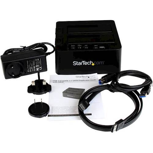 Alt View 13. StarTech.com - Dual eSATA/USB 3.0 Hard Drive Duplicator Dock - Black.