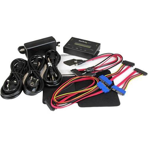 Alt View 3. StarTech.com - Standalone SATA Hard Drive Duplicator - Black.