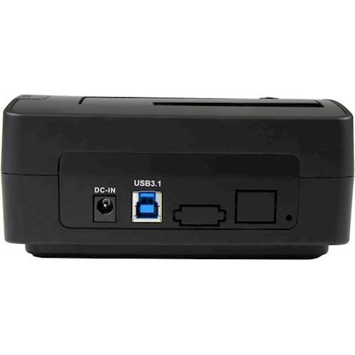 Alt View 11. StarTech.com - USB 3.1 Hard Drive Docking Station - Black.