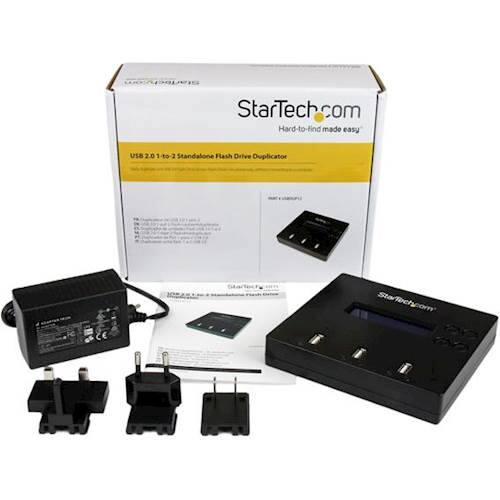 Alt View 1. StarTech.com - 1:2 USB 2.0 Flash Drive Duplicator and Eraser - Black.