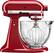 Angle. KitchenAid - KSM105GBCER Tilt-Head Stand Mixer - Empire Red.