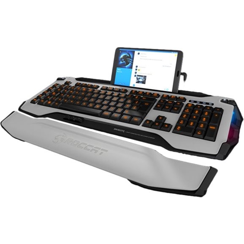 Best Buy: ROCCAT Skeltr Wired Gaming Membrane Keyboard White ROC 