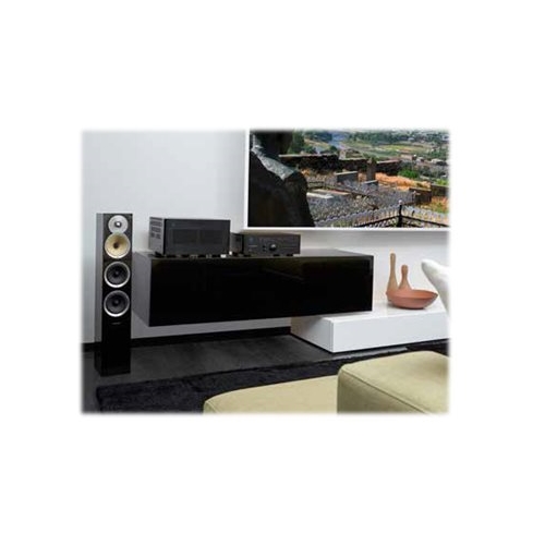 Left View: Rotel - 800W 8.0-Ch. Power Amplifier - Black