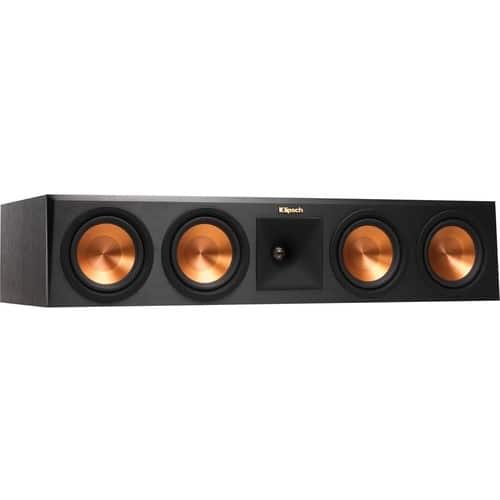 Klipsch - Reference Premiere Quad 5-1/4" 600-Watt Passive Center-Channel Speaker - Ebony-Front_Standard 