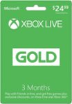 Front Zoom. Microsoft - Xbox Live 3 Month Gold Membership.
