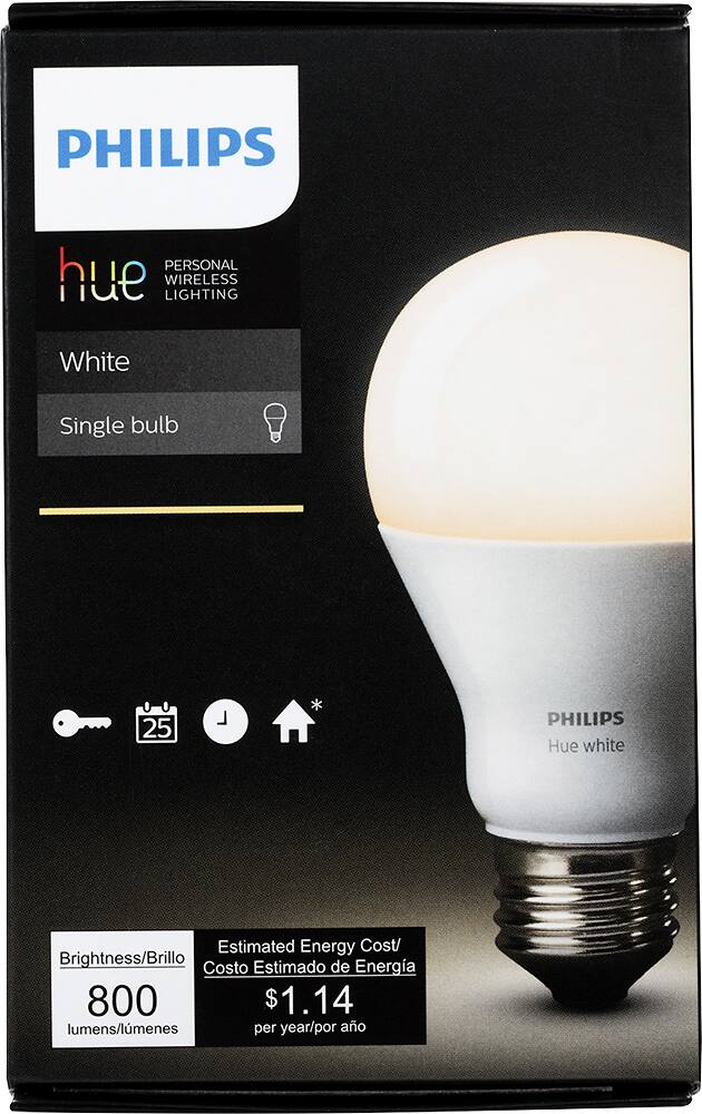 Alt View 11. Philips - Hue White A19 Starter Kit - White.
