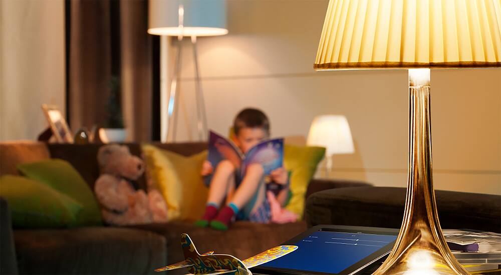 Alt View 14. Philips - Hue White A19 Starter Kit - White.