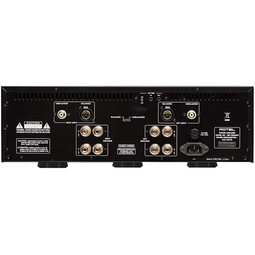 Rotel RB-1582 MKII 200W 2-Ch Stereo Amplifier Silver RB-1582 MKII - SILVER  - Best Buy