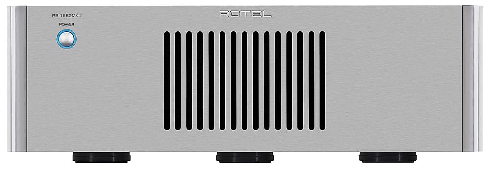 Rotel - RB-1582MKII 200W 2-Ch Stereo Amplifier - Silver - Front_Zoom