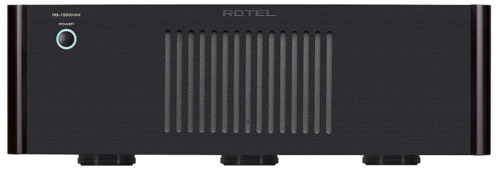Rotel - RB-1582MKII 200W 2-Ch Stereo Amplifier - Black - Front_Zoom