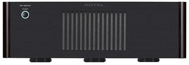 The text on the image reads "RB-1502MKII ROTEL POWER."