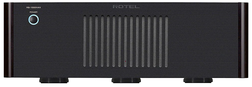 The text on the image reads "RB-1502MKII ROTEL POWER."