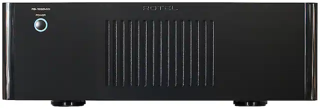 The text on the image reads "RB-1552MKI ROTEL POWER."