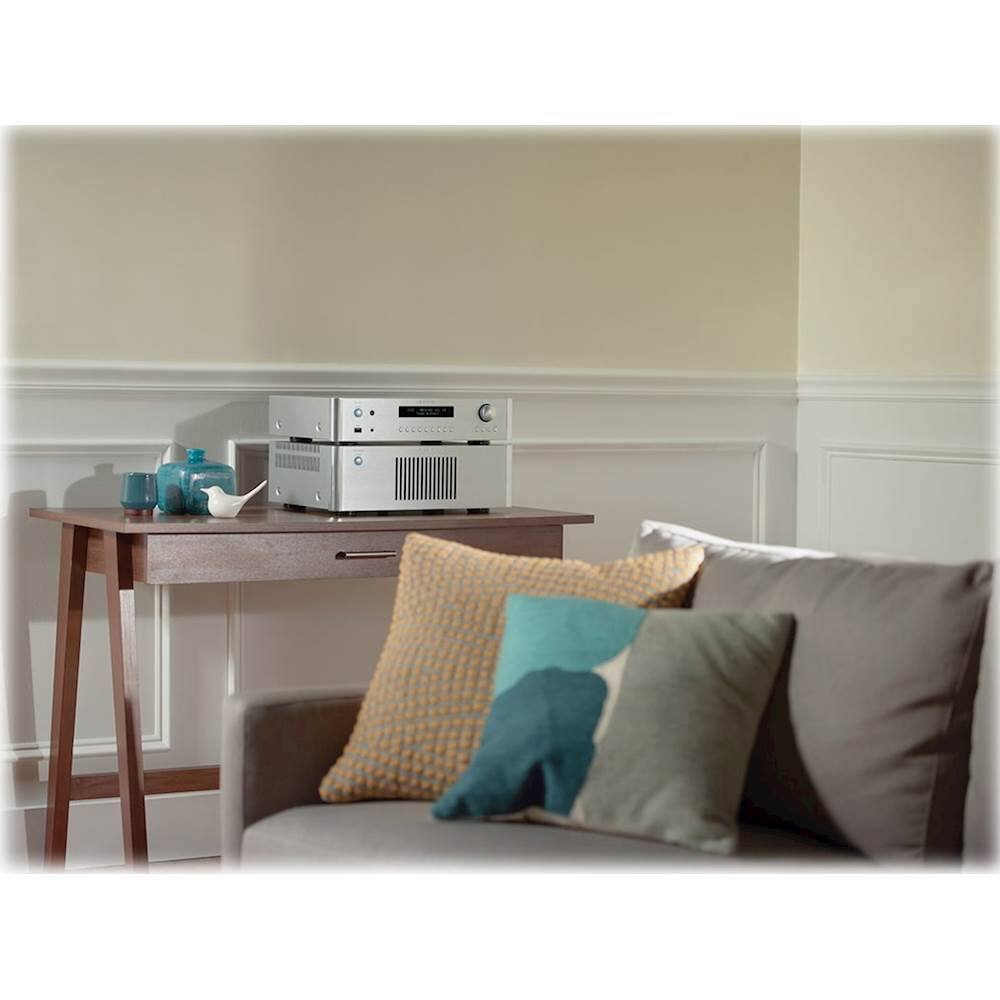 Alt View 2. Rotel - RB-1552MKII 130W 2-Ch Stereo Amplifier - Silver.