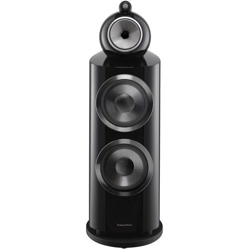 Bowers & Wilkins - 800 Series Diamond Dual 10" Passive 3-Way Floor Speaker (Each) - Gloss black