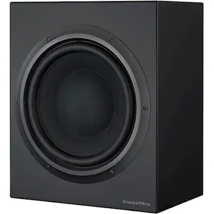 Front. Bowers & Wilkins - Custom Theatre 15" Passive Subwoofer - Black.