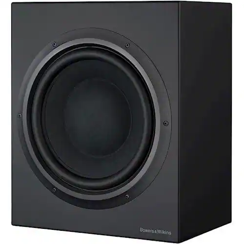 Front. Bowers & Wilkins - Custom Theatre 15" Passive Subwoofer - Black.
