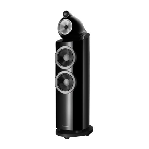 Bowers & Wilkins - 800 Series Diamond Dual 7" Passive 3-Way Floor Speaker (Each) - Gloss black