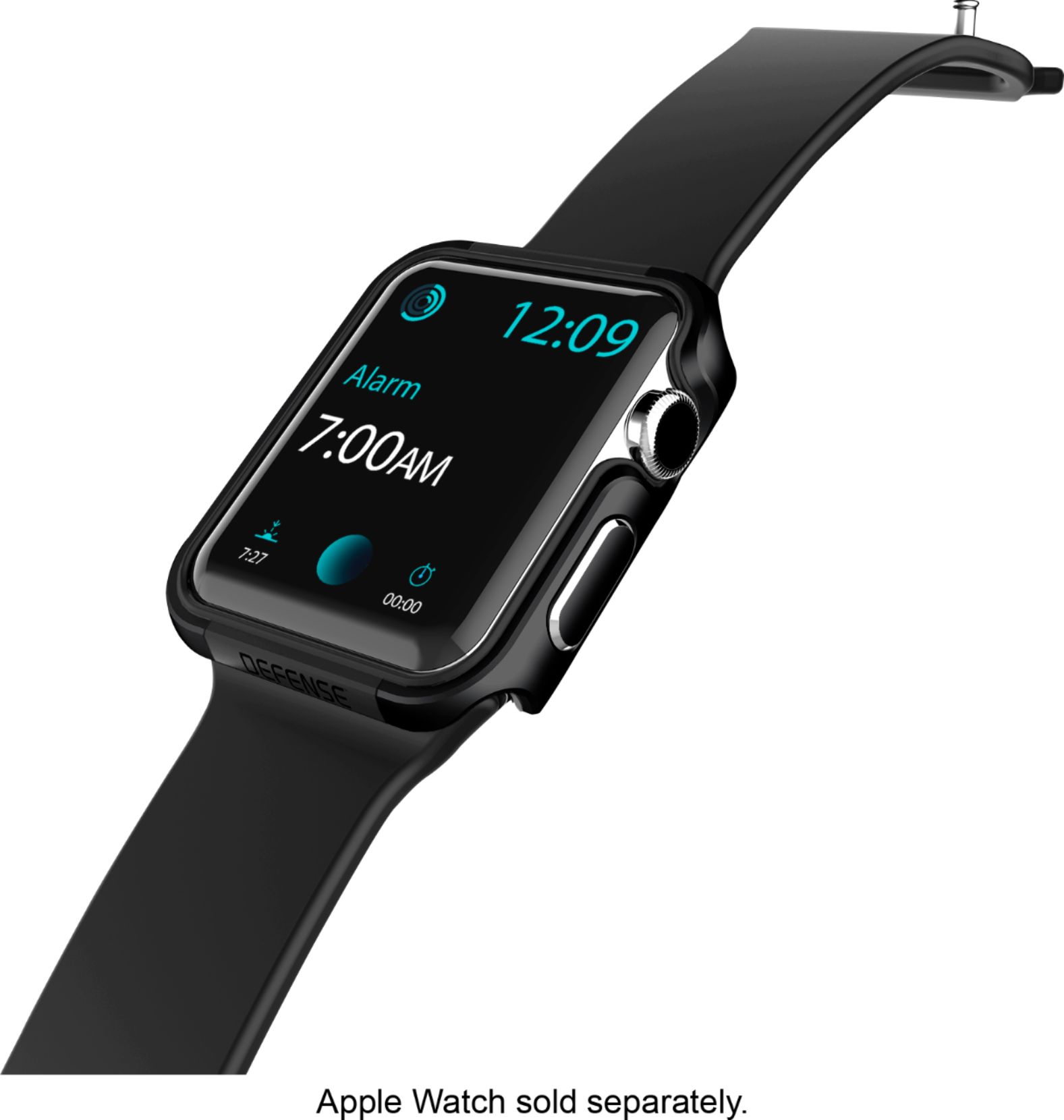 Angle View: Raptic - Edge Case for 42mm Apple Watch™ - Black