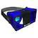 Angle. Smart Theater - VR Headset - Blue.