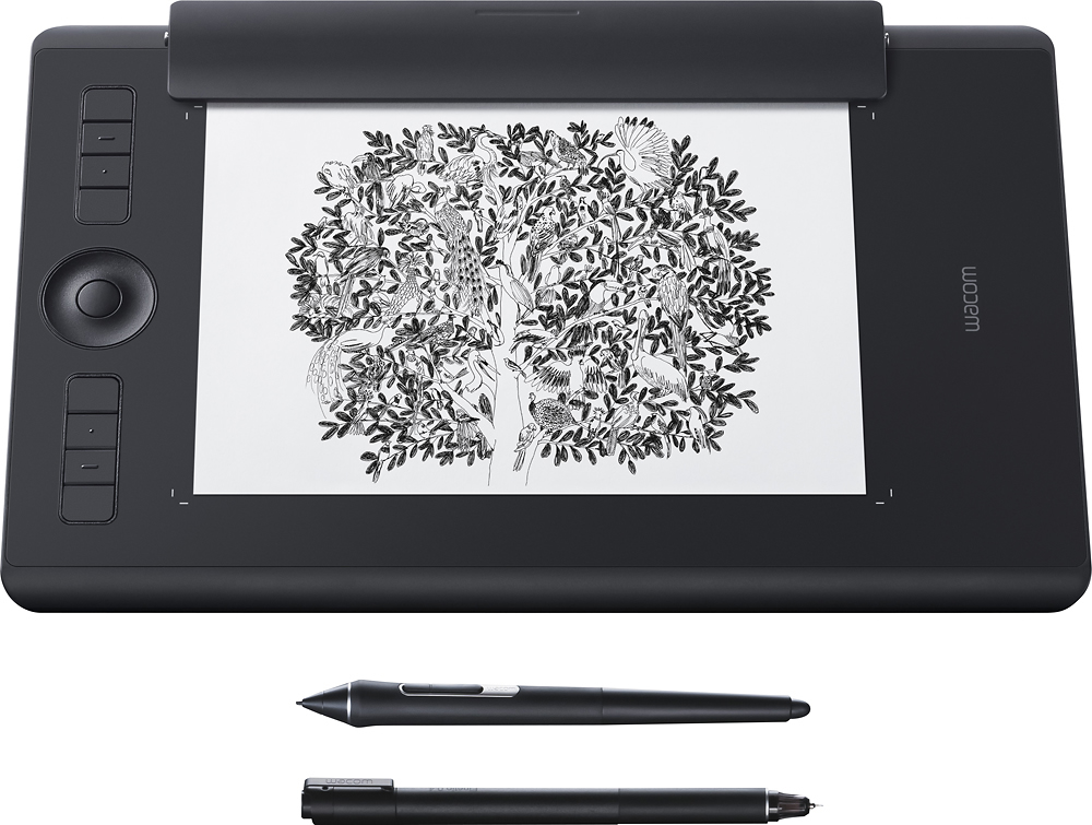 PrizmaStore  Wacom Intuos Pro Professional Pen & Touch Tablet – Small  Black 
