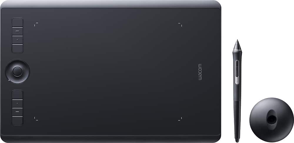 Wacom Intuos Pro Pen Drawing Tablet (Medium) Black PTH660