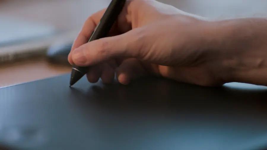 Alt View 15. Wacom - Intuos Pro Pen Drawing Tablet (Medium) - Black.