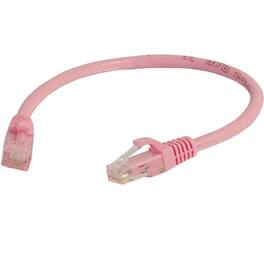 C2G - 4049 7 Feet Cat-6 Ethernet Network Patch Cable - UTP - First End: 1x RJ-45 Network - Second End: 1x RJ-45 Network - Pink