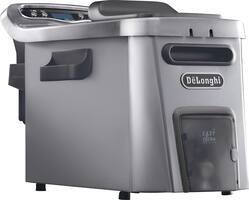 De'Longhi - Livenza 4.8-Quart Deep Fryer - Silver - Front_Zoom